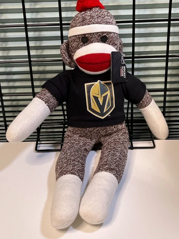 Vegas Golden Knights NHL 20" Plush Sock Monkey  - Plushland Cover
