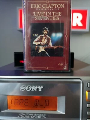 Eric Clapton Live In The Seventies Audio Cassette Excellent Tested great Sound  - Image 1 of 3