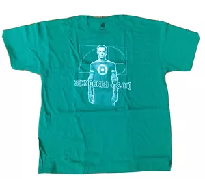 New The Big Bang Theory Men's Green Sheldon T-shirt Tee Sz 2X (39-2) - Picture 1 of 6