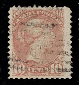 #45b Small Queen 10c  Canada used well centered - Picture 1 of 2