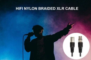 25ft - Shielded XLR Balanced Microphone Mic Pro Audio Cable Cord Male to Female - Picture 1 of 7