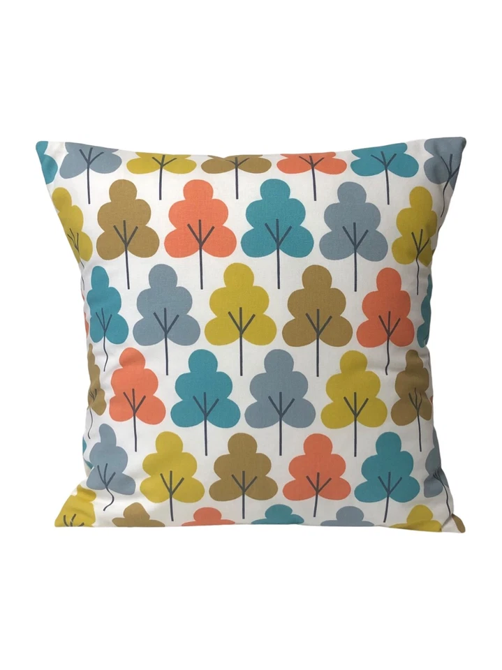 1 Setri Orange Teal Yellow Blue Cushion Covers 16” 18” - Image 1 of 1