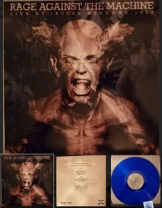 Rage Against The Machine – Live At Irvine Meadows 1995 - Blue Vinyl Lp - Ltd Edt - Picture 1 of 1
