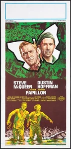 BUTTERFLY POSTER (TYPE A) STEVE MCQUEEN DUSTIN HOFFMAN 1973 PLAYBILL POSTER - Picture 1 of 1