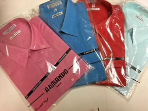 ARMANDO MEN BUTTON DOWN SHIRTS ASSORTED COLORS & SIZES NIP EXCELLENT PRICES!! - Picture 1 of 9