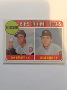 1969 TOPPS ASTROS ROOKIE DON BRYANT/STEVE SHEA #499 VG/EX - Picture 1 of 2