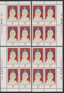 1986 Canada SC# 1114 - Christmas-Angels - Set of 4 Plate Blocks M-NH Lot # 1854 - Picture 1 of 1