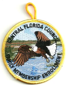 04 BSA CFC Central Florida Council Family Membership Enrollment Patch - Picture 1 of 1