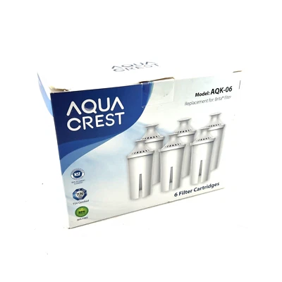 AQUA CREST Pitcher Water Filter Replacement for Brita Water Filters Pitchers - Image 1 of 4