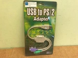 CMB PS/2 Keyboard/Mouse to USB Converter Adapter - Picture 1 of 2