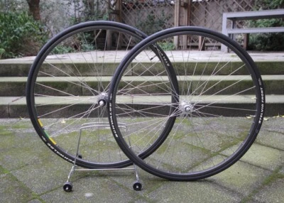 Shimano Dura Ace FH 7403 HB 7400 / Mavic MA40 / 36 H 8 Sp HG Clincher Wheel Set - Bild 1 von 4