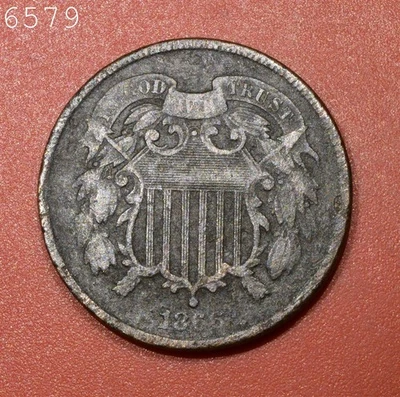 1866 Two-Cent Piece *Free S/H After 1st Item* - Image 1 of 2