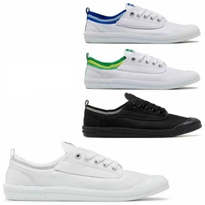 Mens Dunlop Volley International Volleys Mens Sneakers Casual Canvas Lace Shoes - Picture 1 of 6