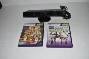 Microsoft Xbox 360 Kinect Sensor- Tested & Working W/ GAMES (PLB19) - Picture 1 of 3