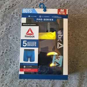 Reebok Boys Pro-Series 5 Performance Boxer Briefs Underwear Med - Picture 1 of 4