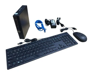 Dell OptiPlex 3050 Micro PC Intel Core i3 8GB 120GB SSD Windows 11 Desktop Set - Picture 1 of 7