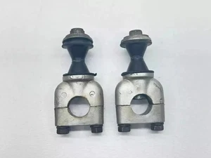 1982 Suzuki RM250 Handlebar Mounts 1-1/8 Fat Bar Clamps Handle Bar OEM Dirt Bike - Picture 1 of 1