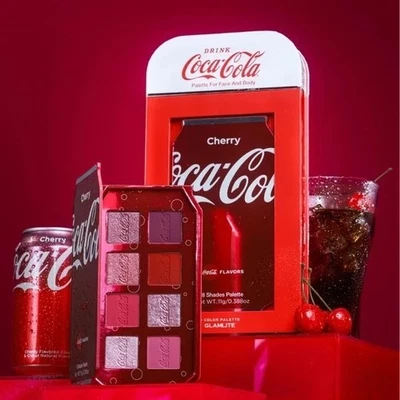 GLAMLITE X COCA-COLA CHERRY PALETTE - Limited Edition - NEW IN BOX!!!  - Image 1 of 2