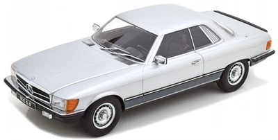 Mercedes C107 450 SLC 5.0 1980 silver diecast model car 180793 KK-Scale 1:18 - Image 1 of 4