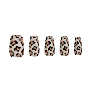 Red Aspen - Nail Dashes - Medium Coffin - Bild 1 von 5