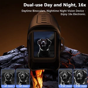 Digital Night Vision Monocular 1080P Infrared Night Vision Scope For Outdoor - Picture 1 of 12