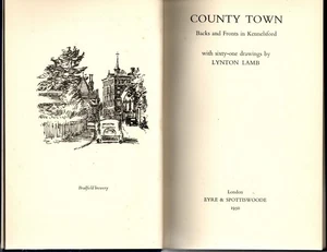 County Town Backs and Fronts in Kennelsford - Lynton Lamb - 1st edition, 1950 - Picture 1 of 2