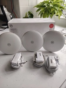 BT Whole Home WiFi Mesh Range Extender Discs 3-Disk Set - Picture 1 of 1