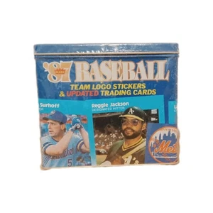 1987 Fleer (glänzend selten) Baseball Update Factory Tin Set versiegelt Maddux Rookie - Bild 1 von 5