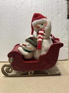 Hallmark 2016 Twinkling Sleigh Ride Jingle Pals Schneemann funktioniert nicht - Bild 1 von 8