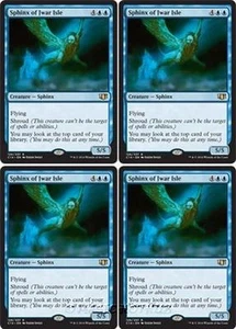 4x SPHINX OF JWAR ISLE Commander 2014 MTG Blue Creature Sphinx Rare - Picture 1 of 1