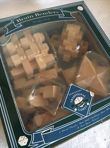 Vintage Brainbenders Wooden Puzzles - Picture 1 of 6