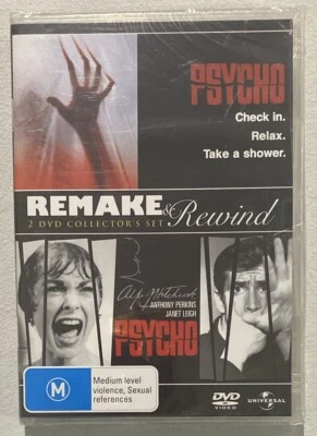 Psycho - Remake & Rewind (2 Movie Collector's Set), PAL Region 4, New & Sealed - image 1 of 2
