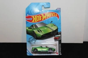 Hot Wheels 2020 - HW ROADSTERS 5/5 '17 Pagani Huayra 241/250 Green - Picture 1 of 6