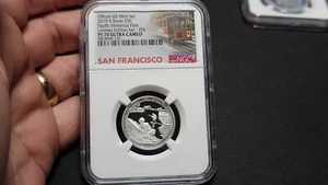 2019 S Limited Edition Silver Pacific Historical Quarter "NGC PF70 Ultra Cameo" - Picture 1 of 7