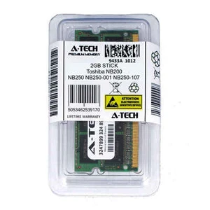 2GB SODIMM Toshiba NB250 NB250-001 NB250-107 NB250-108 PC3-8500 Ram Memory - Picture 1 of 1