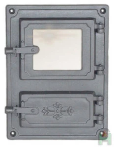 Puerta de horno de hierro fundido Sellon24® puerta de horno de pizza puerta de ahumado puerta de horno puerta de azulejos horno - Imagen 1 de 6