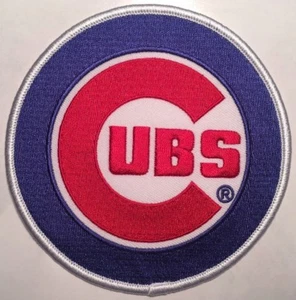Cubs patch Chicago cubs patch sleeve jersey embroidered patch Cubs 4 5/8" dia - Picture 1 of 7