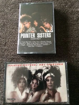Pointer Sisters Contact Cassette 1985 RCA Records + Hot Together 1986 Brand New - Image 1 of 4