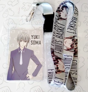 Yuki Soma Rat Fruits Basket Pin Character Lanyard Id Holder GEE Funimation - Picture 1 of 3