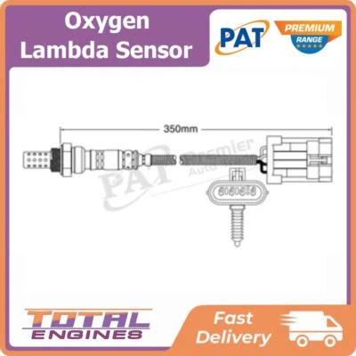 PAT Premium Oxygen Lambda Sensor fits Holden Calais VS 3.8L V6 LG2 (L36) - Image 1 of 2