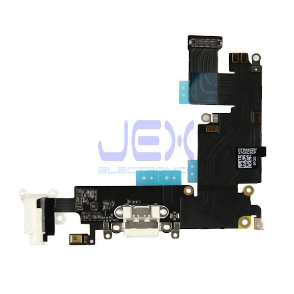 Cable flexible conector para auriculares micrófono puerto de carga/muelle blanco para iPhone 6 Plus Foto 1 de 1