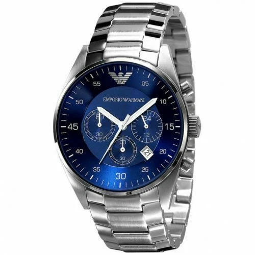 Emporio Armani AR5860 Quartz  Mens Stainless Steel Chronograph Watch