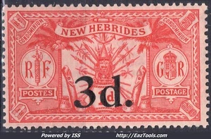 NOUVELLES HEBRIDES N° 78 NEUF * AVEC CHARNIERE - Picture 1 of 2