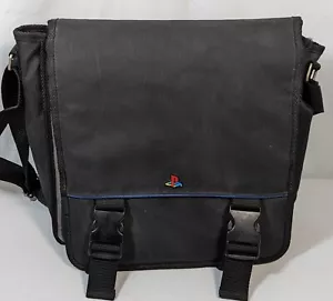Playstation Messenger Bag Black Soft Shoulder Carry Bag Original Sony - Picture 1 of 5