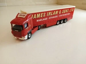 CORGI SCANIA " JAMES IRLAM E SONS LTD " DIE CAST MODEL MODEL TRUCK - Foto 1 di 9