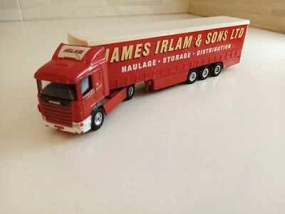 CORGI  SCANIA   " JAMES IRLAM E SONS LTD "  DIE CAST MODEL   MODEL TRUCK - Immagine 1 di 4