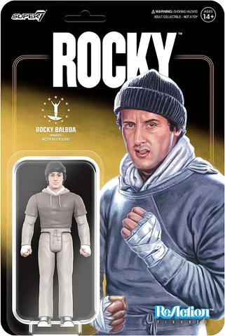 Rocky Balboa Working Out ReAction Figure BRAND NEW Sly Stallone! Cover