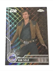 2023 Topps Chrome Star Wars Black Wave Parallel Han Solo Mint / NM Box Fresh - Picture 1 of 2