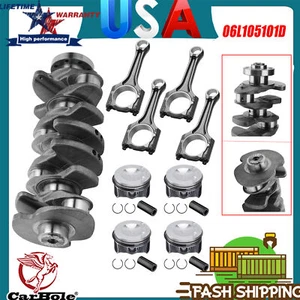 Crankshaft & Piston Rings Con Rods For Audi A7 2015-2021 2.0 TFSI CYN CYP USKY - Picture 1 of 12
