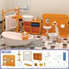 1/24 Dollhouse Miniature Furniture Accessories Dining Room Kitchen Bathroom Set